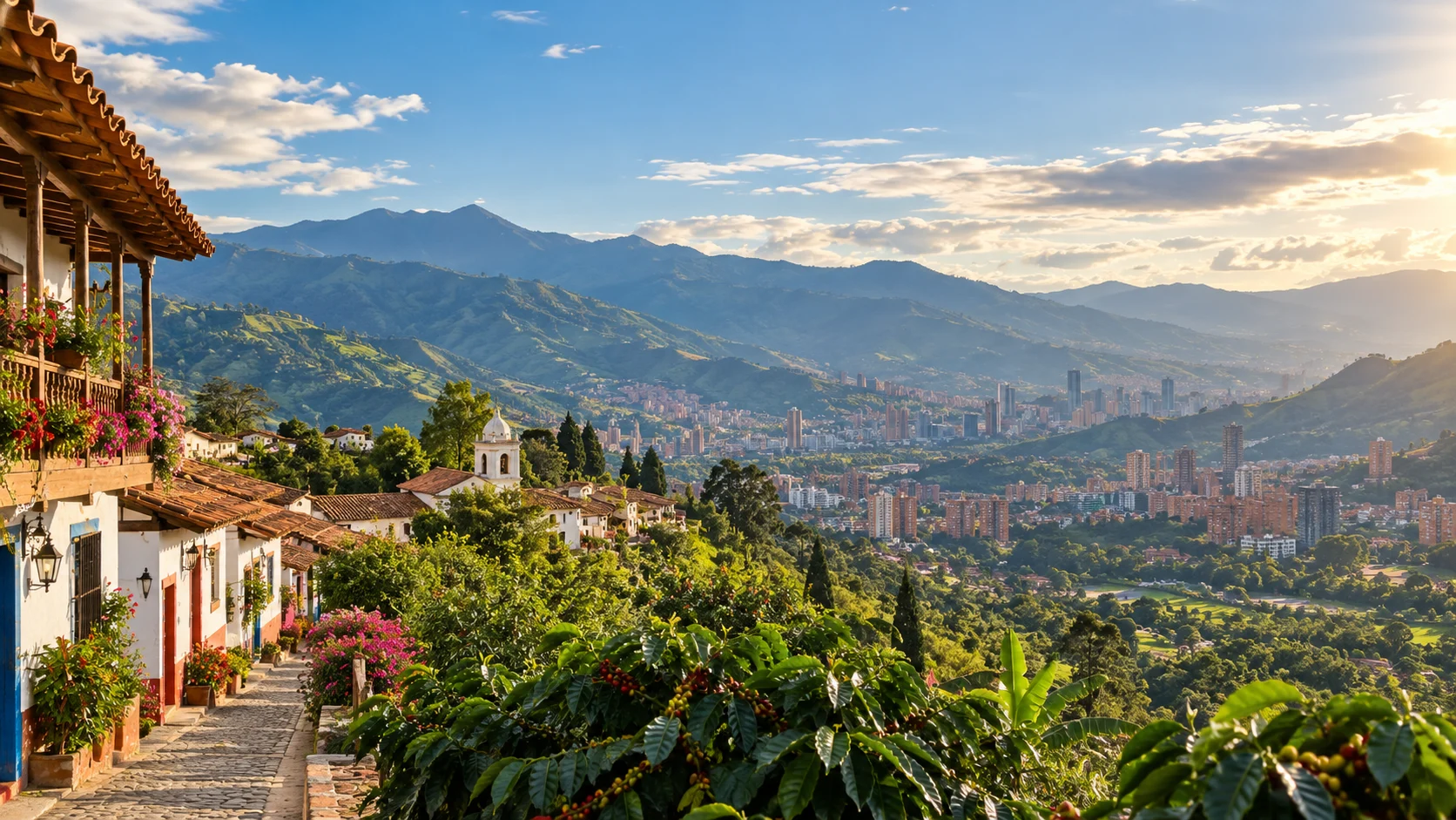 Ciudades, comercio y conexiones en Colombia